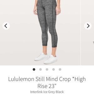 Lululemon leggings 23” sz 4
